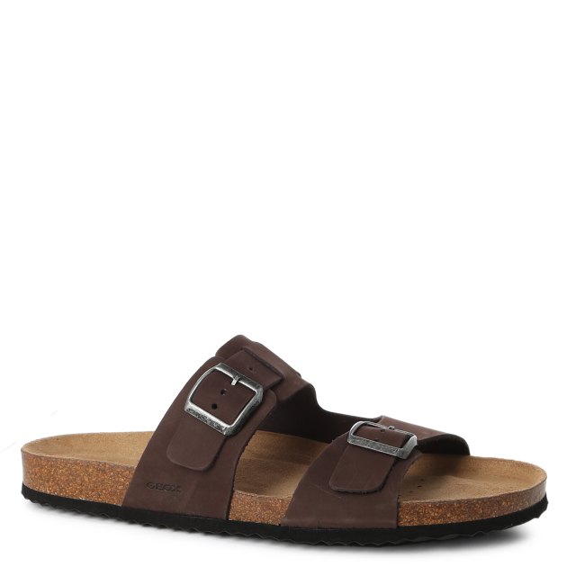 Шлепанцы GEOX U SANDAL GHITA U159VB ТЕМНО-КОРИЧНЕВЫЙ - купить в Москве |  2913141