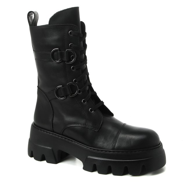 Женские полусапоги GIANNI RENZI, Артикул GR376, черный | 2929993. Ракурс 1