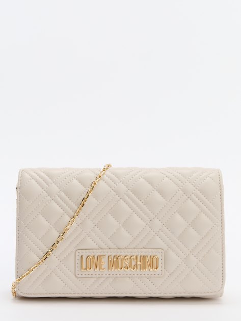Клатч LOVE MOSCHINO SMART DAILY BAG, Артикул JC4079PP, светло-бежевый | 2935244. Ракурс 1