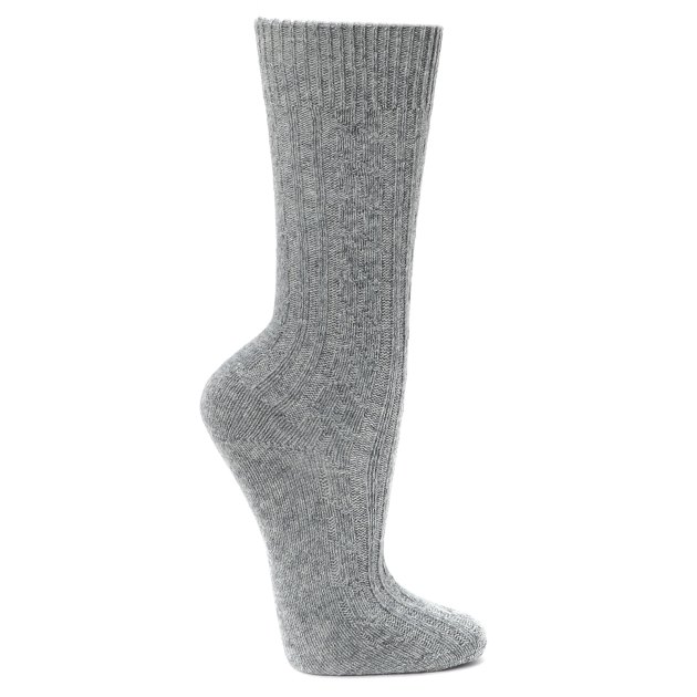 Женские носки MAISON DAVID rib socks, Артикул CXJ02, серый | 2947743. Ракурс 1