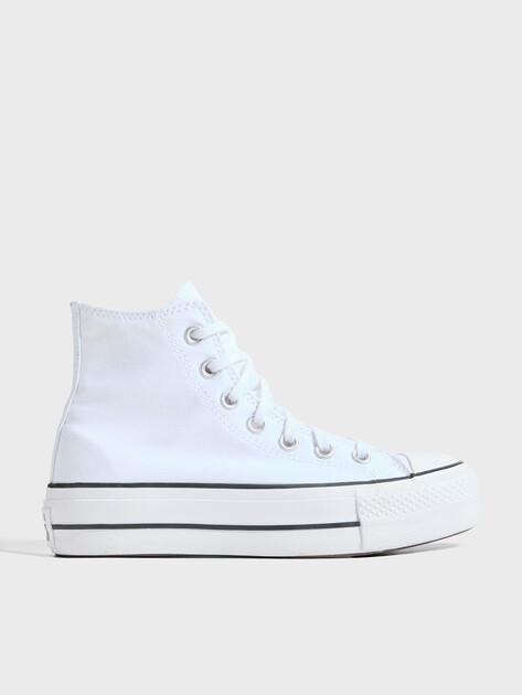 Женские высокие кеды CONVERSE CHUCK TAYLOR ALL STAR LIFT, Артикул 560846, белый | 2948267. Ракурс 1
