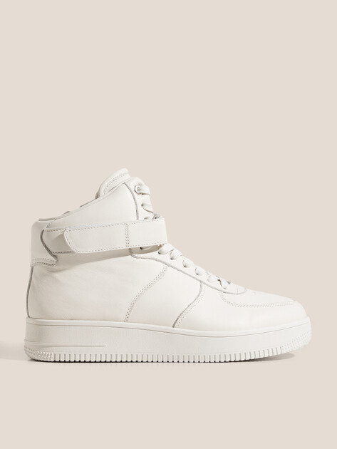 Мужские высокие кеды MAISON DAVID, Артикул H22599F-5, молочно-бежевый | 3026440. Ракурс 1