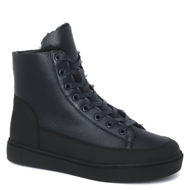 Женские высокие кеды TENDANCE, Артикул 2020122-01, темно-синий | 3062486. Ракурс 1