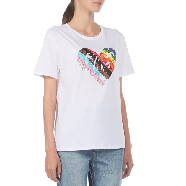 Guess rainbow tee discount