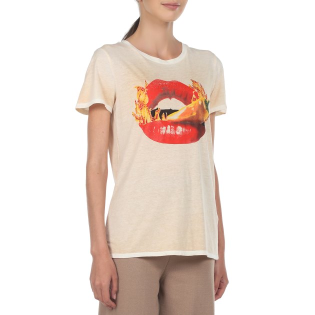 Guess lips cheap t shirt