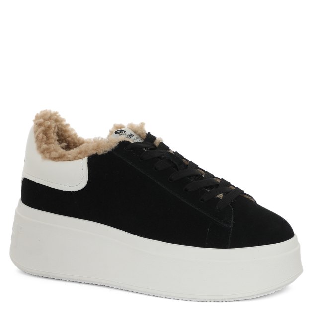Женские кеды ASH, Артикул MOBY BE KIND FUR, черный | 3068183. Ракурс 1