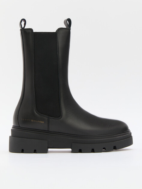 Женские челси TOMMY HILFIGER MONOCHROMATIC CHELSEA BOOT, Артикул FW0FW06730, черный | 3131605. Ракурс 1 Женские челси TOMMY HILFIGER MONOCHROMATIC CHELSEA BOOT, Артикул FW0FW06730, черный | 3131605. Ракурс 1