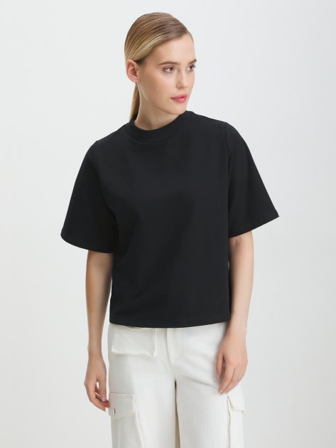 Женская футболка MAISON DAVID, Артикул LH-008, черный | 3131683. Ракурс 1
