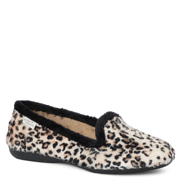 Женская домашняя обувь LA MAISON DE L'ESPADRILLE, Артикул 6160, леопардовый принт | 3137075. Ракурс 1