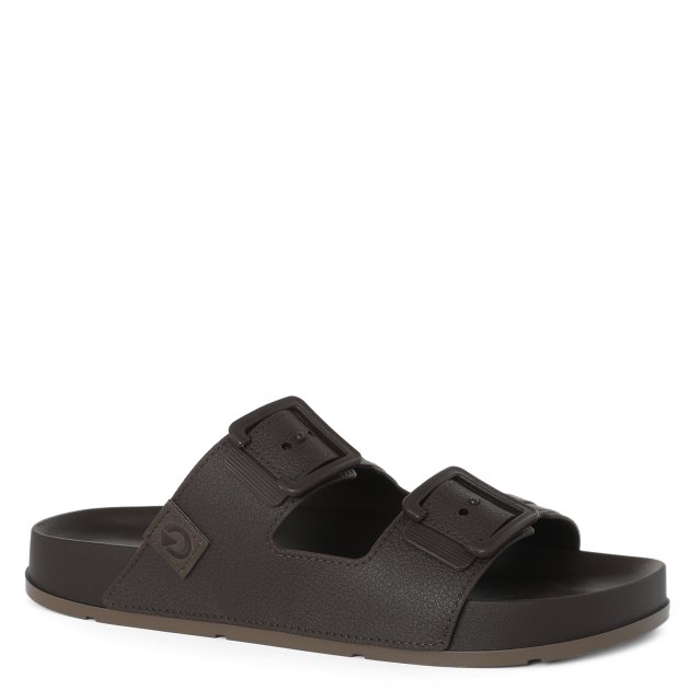 Мужские шлепанцы CARTAGO MILAO SLIDE AD, Артикул 11617, темно-коричневый | 3143690. Ракурс 1