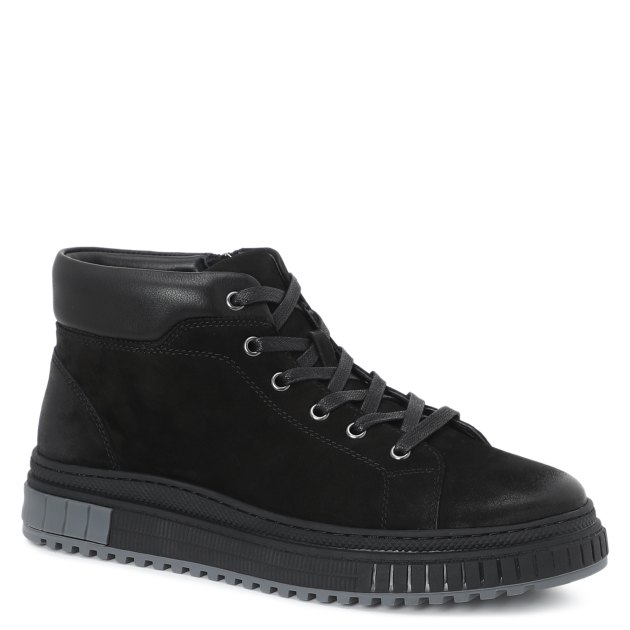 Мужские высокие кеды TENDANCE, Артикул 93892H-2, черный | 3150009. Ракурс 1