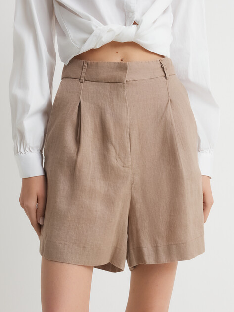 Женские шорты MAISON DAVID, Артикул ML2104, темно-бежевый | 3178851. Ракурс 1