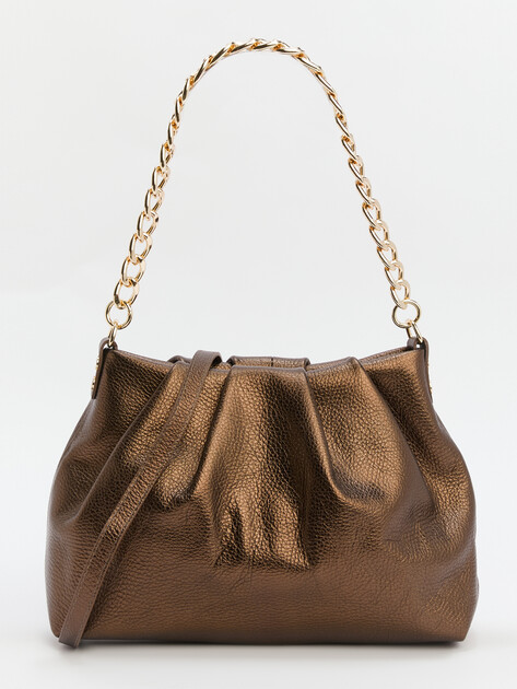 Женская сумка на плечо DIVA`S BAG, Артикул S7243, бронзово-коричневый | 3206858. Ракурс 1