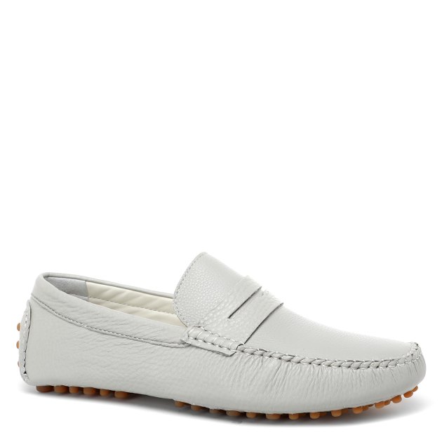 Мужские мокасины MAISON DAVID, Артикул TM2857-1, светло-серый | 3227000. Ракурс 1