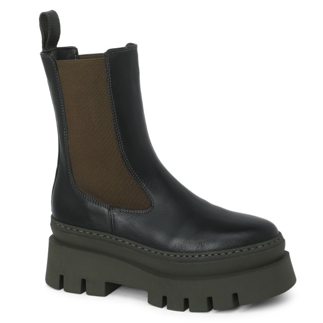 Женские челси GIANNI RENZI, Артикул GR917, темно-зеленый | 3233255. Ракурс 1