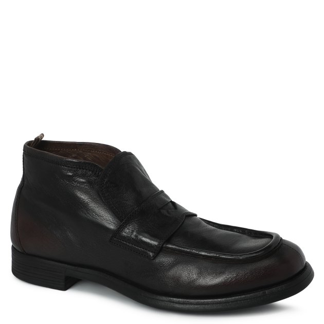 Мужские высокие лоферы OFFICINE CREATIVE, Артикул CHRONICLE/029, темно-коричневый | 3237536. Ракурс 1