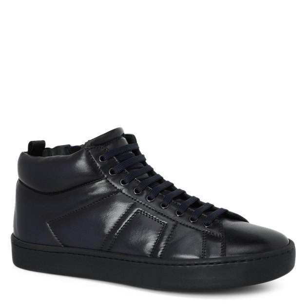 Мужские высокие кеды OFFICINE CREATIVE, Артикул KILIM/002, темно-синий | 3237665. Ракурс 1