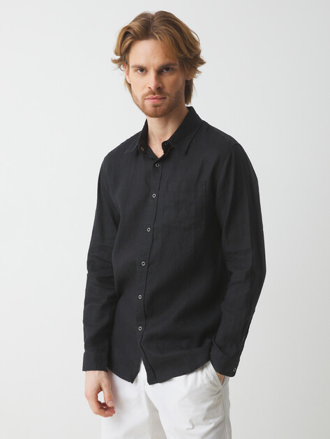 Мужская рубашка MAISON DAVID, Артикул SHIRT, черный | 3267176. Ракурс 1 Мужская рубашка MAISON DAVID, Артикул SHIRT, черный | 3267176. Ракурс 1