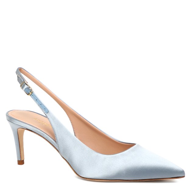 Женские туфли с открытой пяткой (слингбэк) ORONERO FIRENZE 1 001, Артикул 1001, голубой | 3319020. Ракурс 1