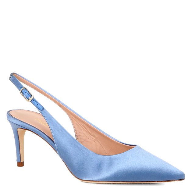 Женские туфли с открытой пяткой (слинг-бэк) ORONERO FIRENZE 1 001, Артикул 1001, серо-синий | 3319032. Ракурс 1