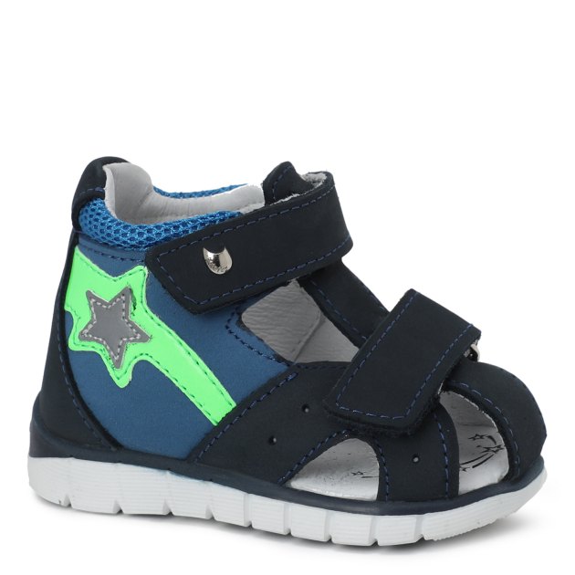 Детские сандалии КОТОФЕЙ, Артикул 022128-22, темно-синий | 3324401. Ракурс 1
