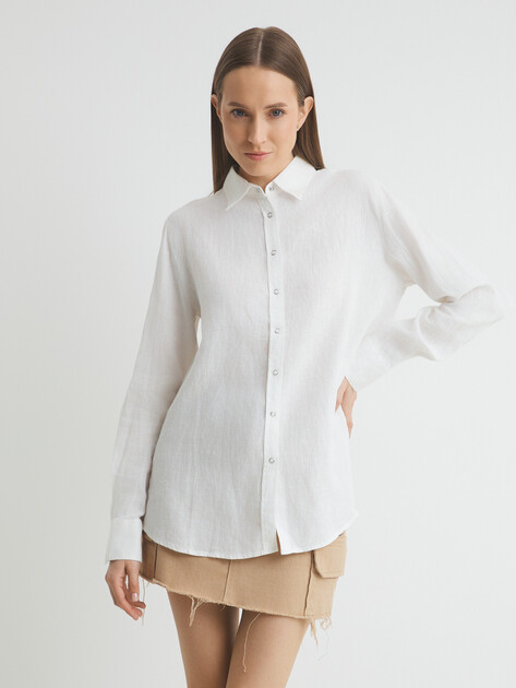 Женская рубашка MAISON DAVID, Артикул ML2109, молочный | 3326127. Ракурс 1