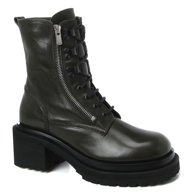 Ботильоны OFFICINE CREATIVE, Артикул UNIQUE/006, темно-зеленый | 3333587. Ракурс 1