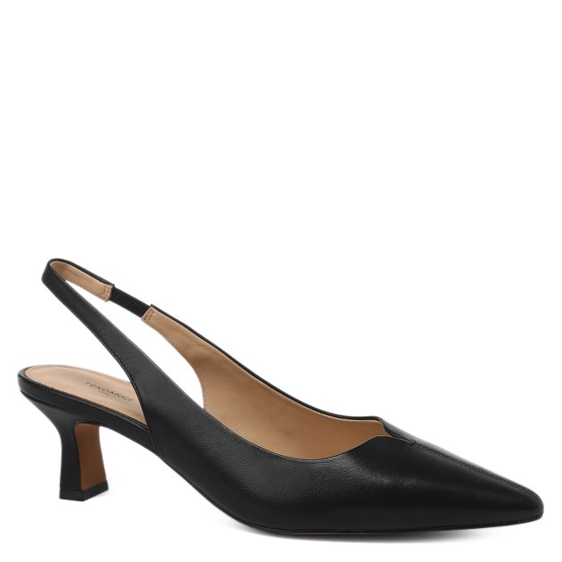 Женские туфли с открытой пяткой (слинг-бэк) TENDANCE, Артикул CLF165-02, черный | 3339851. Ракурс 1