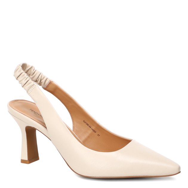 Женские туфли с открытой пяткой (слинг-бэк) TENDANCE, Артикул CLF188-04, светло-бежевый | 3339908. Ракурс 1