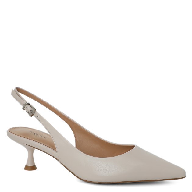 Женские туфли с открытой пяткой (слинг-бэк) TENDANCE, Артикул CLF516-02, светло-бежевый | 3339981. Ракурс 1