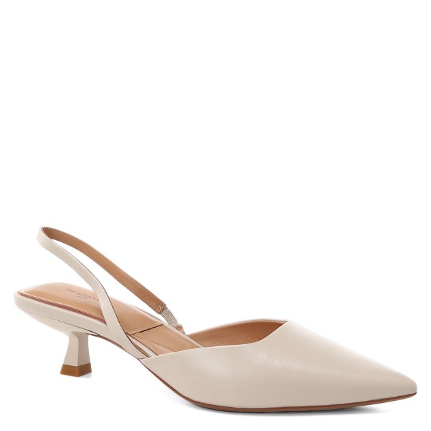 Женские туфли с открытой пяткой (слинг-бэк) TENDANCE, Артикул CLF382-01, светло-бежевый | 3343734. Ракурс 1