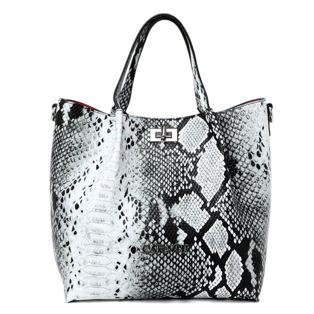 Женская сумка с ручками CAFE' NOIR C3YF0401R001TG3, Артикул C3YF0401, серый | 3349640. Ракурс 1