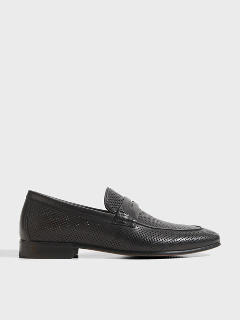Мужские лоферы TENDANCE 650, Артикул RS650-101C, черный | 3352137. Ракурс 1
