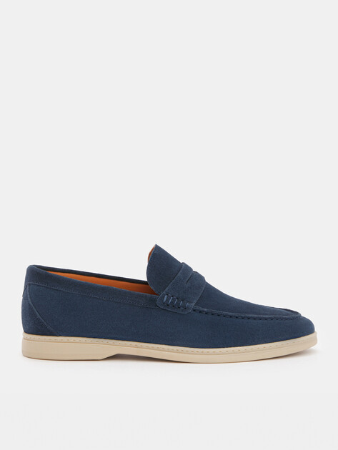 Мужские лоферы TENDANCE 2155A, Артикул RS2155A-8, зелено-синий | 3352180. Ракурс 1 Мужские лоферы TENDANCE 2155A, Артикул RS2155A-8, зелено-синий | 3352180. Ракурс 1