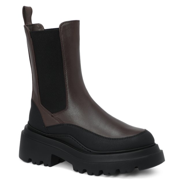 Женские челси GIANNI RENZI, Артикул GR992, серо-коричневый | 3355524. Ракурс 1