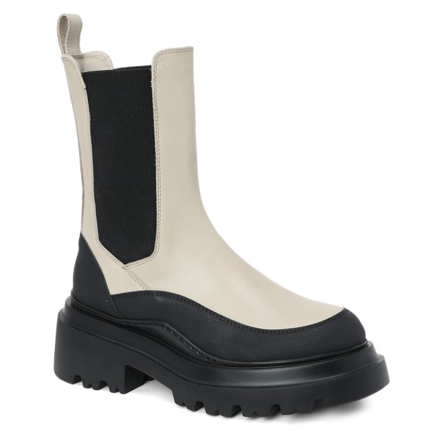 Женские челси GIANNI RENZI, Артикул GR992, светло-бежевый | 3355529. Ракурс 1