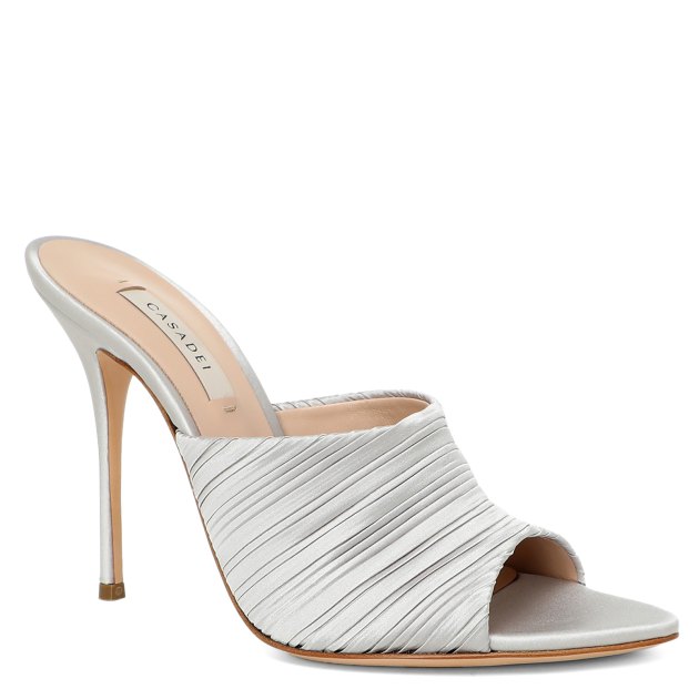 Мюли CASADEI, Артикул 1M877V100, серебряный | 3359176. Ракурс 1