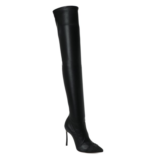 Женские ботфорты CASADEI, Артикул 1T026V100, черный | 3359608. Ракурс 1