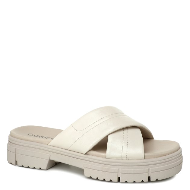 Женские шлепанцы CAPRICE VELVET, Артикул 9-9-27207-20, молочно-белый | 3373734. Ракурс 1