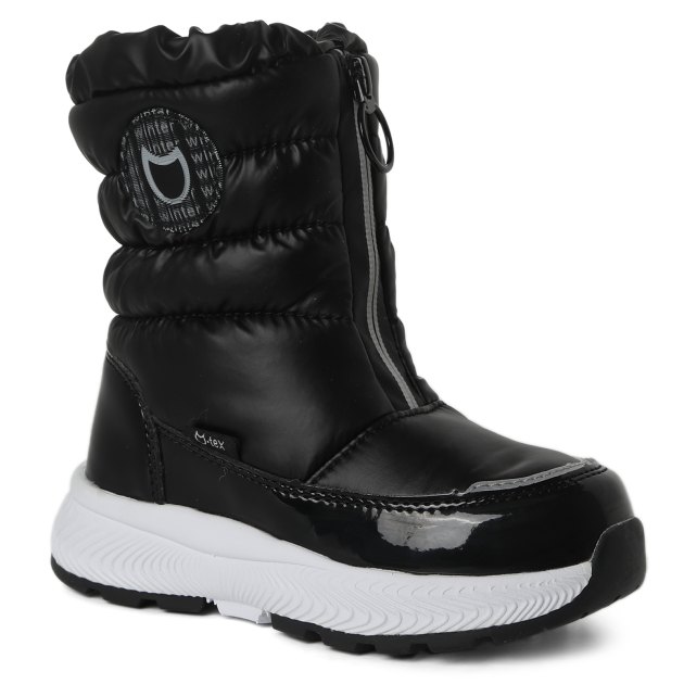 Детские дутики КОТОФЕЙ, Артикул 464930-42, черный | 3379681. Ракурс 1