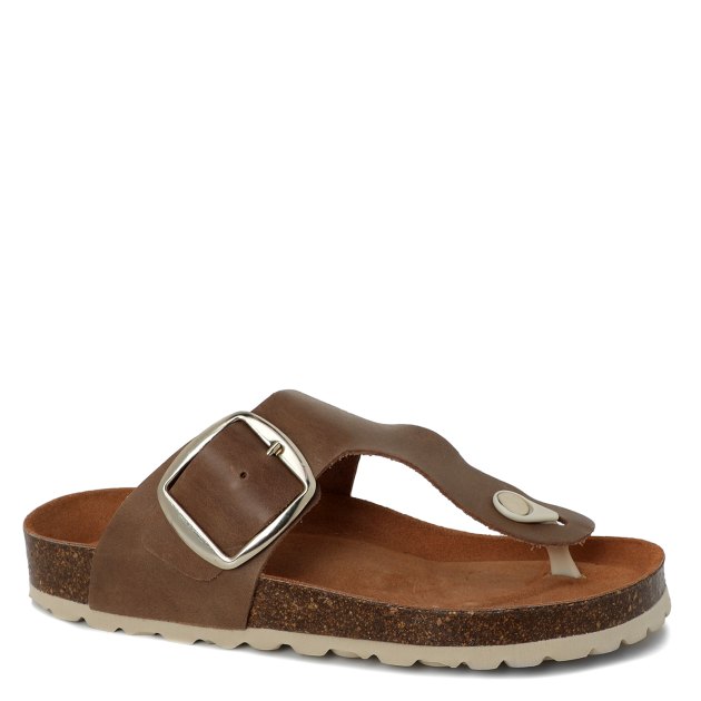 Женские вьетнамки BIO GREEN 12608, Артикул PT10-110, коричневый | 3389248. Ракурс 1