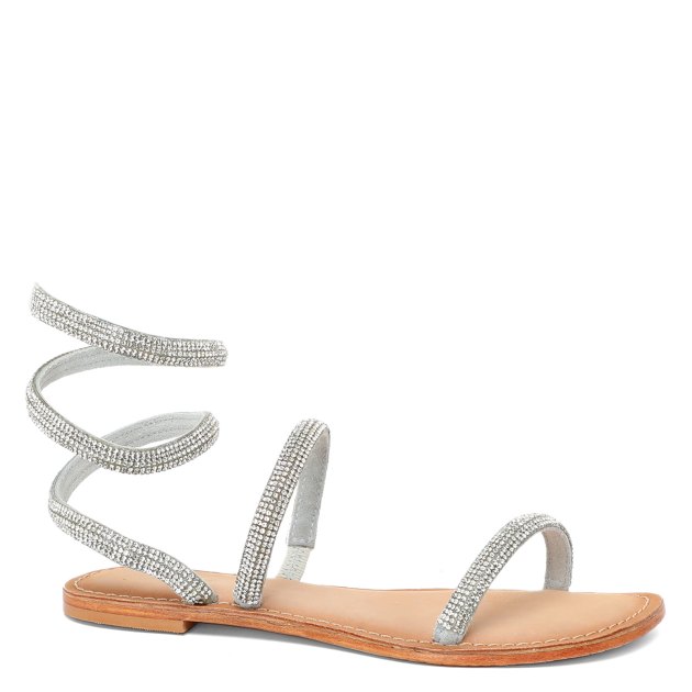 Женские сандалии TENDANCE TICOLE, Артикул Ticole-5180 SQ, серебряный | 3394259. Ракурс 1