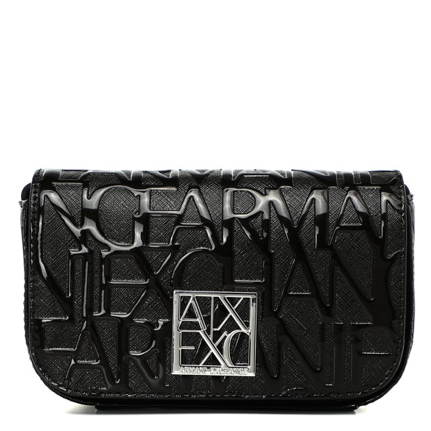 Женская сумка через плечо кросс-боди ARMANI EXCHANGE LIZ, Артикул 942734, черный | 3398576. Ракурс 1