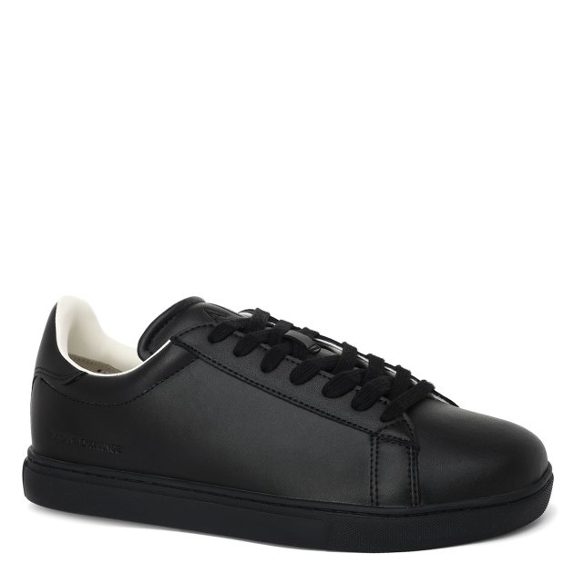 Мужские кеды ARMANI EXCHANGE PARIS, Артикул XUX001, черный | 3401180. Ракурс 1