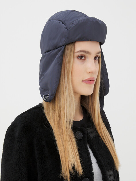 Женская шапка MAISON DAVID, Артикул CAP-1, серо-черный | 3403793. Ракурс 1