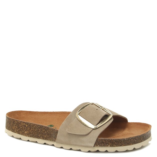 Женские шлепанцы BIO GREEN, Артикул PT10-12, серо-коричневый | 3404027. Ракурс 1