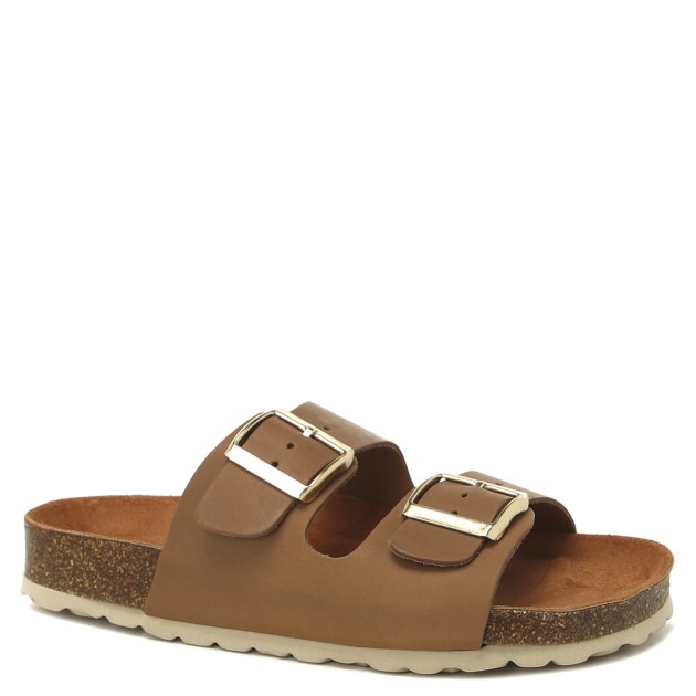 Женские шлепанцы BIO GREEN, Артикул PT10-8, светло-коричневый | 3404094. Ракурс 1