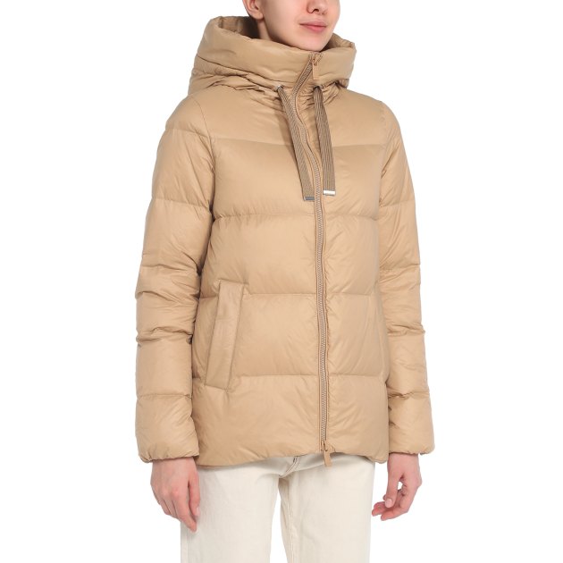 Женский пуховик MAISON DAVID, Артикул MLY011-1, бежевый | 3415012. Ракурс 1