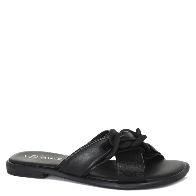 Женские шлепанцы MARCO TOZZI INDAKI, Артикул 2-2-27121-20, черный | 3415191. Ракурс 1