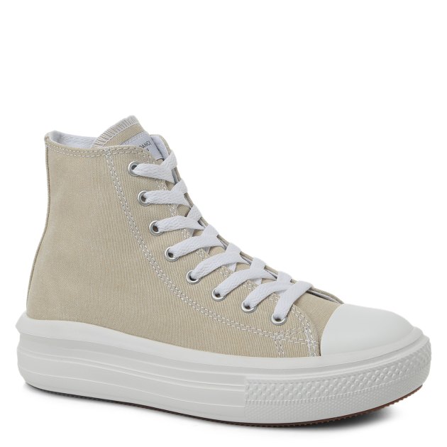 Женские высокие кеды TENDANCE, Артикул AQ515C-02, светло-бежевый | 3420712. Ракурс 1